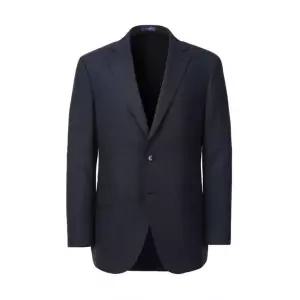 마에스트로 세트16 네이비 울 체크 레귤러핏 SS 자켓 WASJ3B011N2 913597