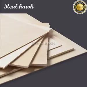 고품질 항공 모델 레이어 보드 자작나무 합판 판자 DIY 목재 재료 A4 크기 297x210mm x 0.5mm 2mm 3mm