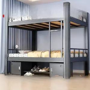 이층침대 프레임 탄소강 철제 성인용 조립식 벙커형 철재