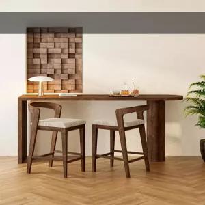 원목 아일랜드 공간활용 수납 작업대 테이블 수납장 홈바