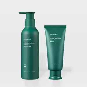 아윤채 리밸런싱 헤어케어 대용량 샴푸 500g + 마스크 200ml 2종 세트