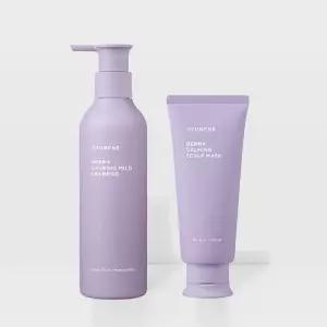 아윤채 대용량 샴푸 + 마스크 더마 카밍 스칼프 케어 2종 세트