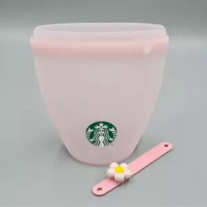 스타벅스 스프링 실리콘 푸드백 핑크
