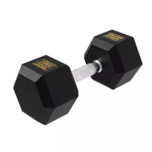 멜킨 고무 육각 덤벨 아령 헬스장 근력 운동 15kg