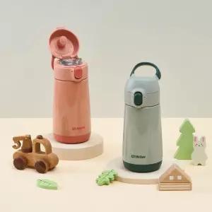 락앤락 어린이집 원터치 텀블러 리틀럽 스위치캡 물병 380ml 1P