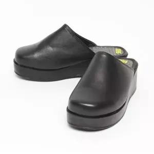 여성 겨울 막힘 지압 슬리퍼 그린