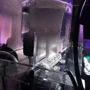 플라스틱 스탠드 투명 램프 조명 거치대 아크릴 어항