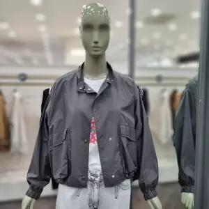 블론디 아웃 포켓 블루종 점퍼 SAJP37531 다크그레이,화이트 DJ1250082