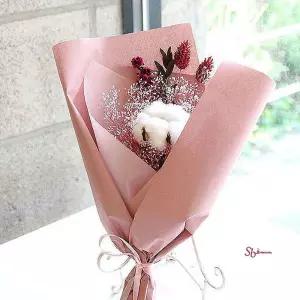 목화와 믹스 다발 컬러 와인yza441