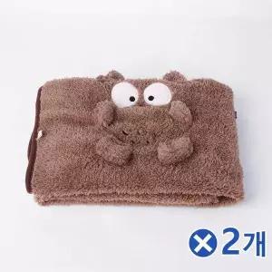 [골드스마일]TBZ 동물캐릭터 다용도 담요-랜덤발송x2개 비행기담요