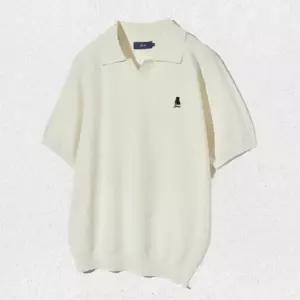 매장정품 예일 YALE 컴포트 쿨 슬릿넥 폴로 니트 아이보리 2586220 1472508