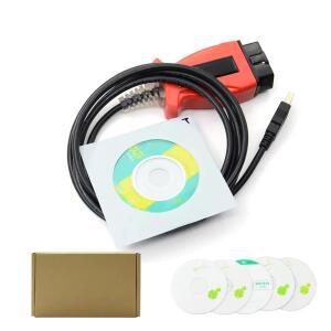 3in1 JLR V165 Pro J2534 볼보 호환 토요타 TIS 테크스 V18.00.008 OBD2 진단 스캐너 케이블 도구 PK 미니