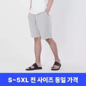 국내생산 은진 1+1 5부 남녀공용 아이스 반바지 기능성 여름 커플 냉장고 스포츠 바지 스판 밴딩 하프팬츠1