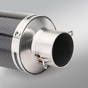 바이크 오토바이 페달 PCX125 150 배기관 튜닝 호환 스테인리스 스틸 스텐 프론트 전면 섹션 인라인 카본