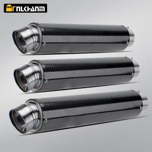 GP-89 바이크 오토바이 범용 호환 60mm 티타늄 합금 배기 머플러 DB 킬러 포함 Z900 ZX25R CBR650R R6 TMAX