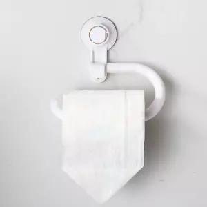 무타공 흡착식 휴지 수건 걸이 거치대 화이트 샤워타올걸이 휴지걸이