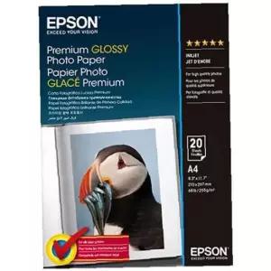 엡손 고광택 포토용지(인화지) A4 SO41287/20매 255g (1개)
