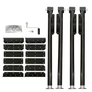 트레일러 잭 주차 거치대 수동 다리 카라반 지지대