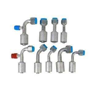 와이즈픽 알루미늄 에어컨 #6, #8, #10 AC 피팅 세트 여성, 오링, 비드락 스트레이트 180 , 90 , 45 , R134a 고압 및 저압 밸브 9개