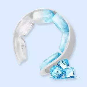 28도 이하 자연냉각 PCM 큐브 쿨링 넥밴드 쿨스카프 스카프 얼음스카프