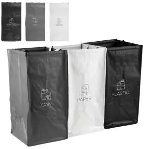 [에스에스_63]손잡이 분리수거함-대형 찍찍이 3단 54L