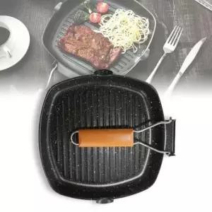 사각프라이팬 손잡이 접이식 캠핑 후라이팬 가정용 사각 프라이팬