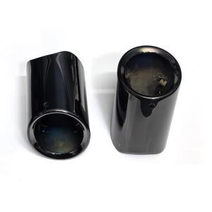 2PCS 배기 팁 머플러 노즐 BMW 5  520i F10 F11 F18 E60 E61 E39 자동차 차량용