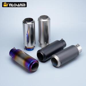 60mm 바이크 오토바이 레이싱 머플러 배기 프로젝트 파이프 r3 gy6 R1 gsxr125 fz6 mt07 z125 용