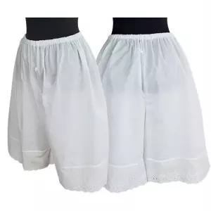 마메든 순면 훌라 5부 속바지/아사 A라인 긴속바지/속치마바지/면속바지