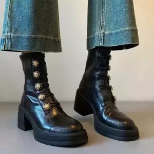 여사친 와펜 슬림핏 양가죽 뒷지퍼 앵클부츠 무음부츠 워커 플랫워커 스틸레토 소프트 통굽 OP5