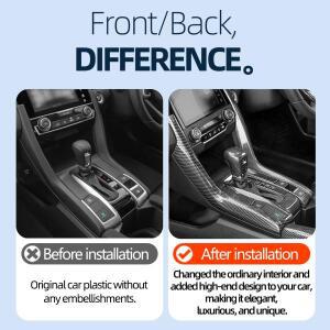 위한 혼다 2016 2020 10th CIVIC SEDAN HATCHBACK AT MT 기어 장식 스티커