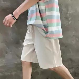 빅사이즈 5부 홈웨어 커플룩 츄리닝 가을 반바지코디