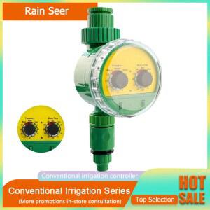 RAIN SEER 듀얼 다이얼 코드 워터 타이머 가든 컨트롤러 급수 관개 자동