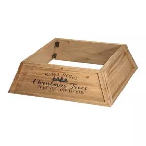 크리스마스트리스커트 받침 장식 가림막 나무 하단 프레임 북유럽 우드 원목 원형 스커트