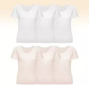 BYC 소프트 순면 여자 반팔 러닝 3P BYI2550