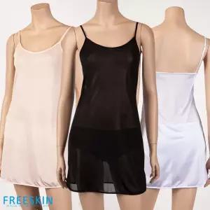 프리스킨 인견 이너 원피스 끈조절 풀슬립 fssl5503