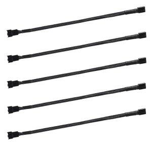 스키닛 12인치 pwm 팬 연장 케이블 pc 케이블, 5개) 4핀 케이블(12인치 30cm