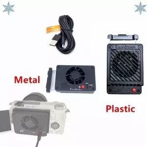 냉각 선풍기 카메라 라디에이터 소니 ZV-E10 A7IV FX30 ZV-E1 A6700 A7CII A7SIII A7SM3 A7M4 A7C2 ZVE10 Z