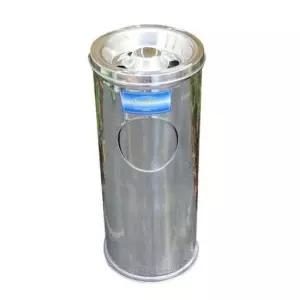 업소용휴지통 쓰레기통 야외 업소용 스텐 대형 재떨이 휴지통 40L