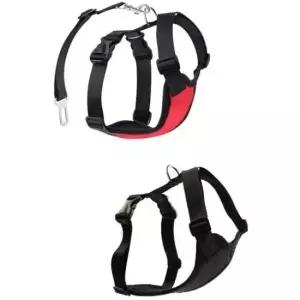 [반려] 애견목줄 레드개목줄 리드줄 강아지리드줄 차량벨트 강아지줄 애견가슴줄 M