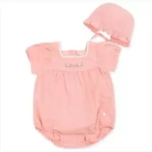 [오가닉맘]라인체크반소바디수트 (MJMTQS04)_GN