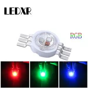 LED방열판 고출력 루멘 RGB LED 비즈 컬러 레드 그린 블루 육각대 식물 수생 어항 조명