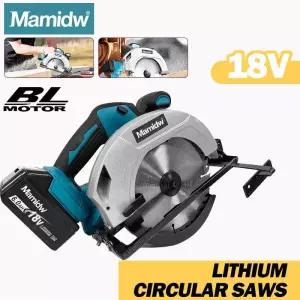 컷쇼 컷소 컷쏘 7인치 브러시리스 원형 톱 5000RPM 무선 핸드 절단 깊이 Makita 18V 배터리 핀 목공