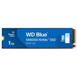 웨스턴 디지털 1TB WD 블루 SN5000 NVMe 내장 솔리드 스테이트 드라이브 SSD - PCIe Gen 4.0, M.2 2280, 최대 5,150MB/s WDS100T4B0E [신세대]