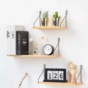소품 벽선반 수납 욕실 선반 원목 정리 거치대