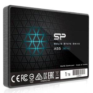 SP 1TB SSD 3D NAND A55 SLC 캐시 성능 향상 SATA III 2.5