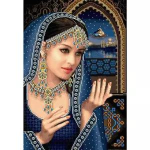 캔버스보석십자수 아름다운 여인 캔버스 보석십자수 40x50 케이엠엘리