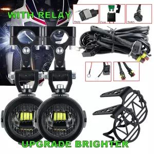 호환   R1200GS F800GS F700GS F650 K1600 안개등 보조등 40W 6000K 업그레이드 브라이트 램프