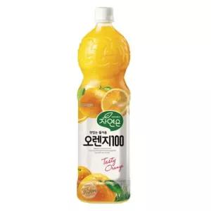 자연은 오렌지 1.5Lx12펫 음료 주스 쥬스 과일주스 과일쥬스