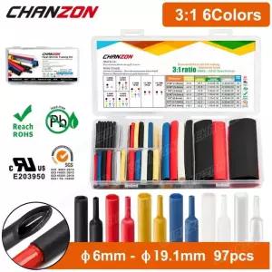 투명수축튜브 40 종류 31 열 수축 튜브 키트접착제 방수 이중 벽 Adhensive 줄 지어 와이어 폴리올 케이블